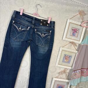 y2k miss me embroidered jeans